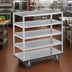 Thumbnail image #3 for Channel Manufacturing Queen Mary 5-Shelf Banquet Utility Cart, Aluminum, 62 x 28 x 66 Inches