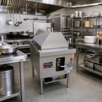 Thumbnail image #2 for Town Equipment CF-1 Gas Cheung Fun Noodle Range Steamer, Single Section, Stainless Steel Deck, 23-Tip Jet Burner