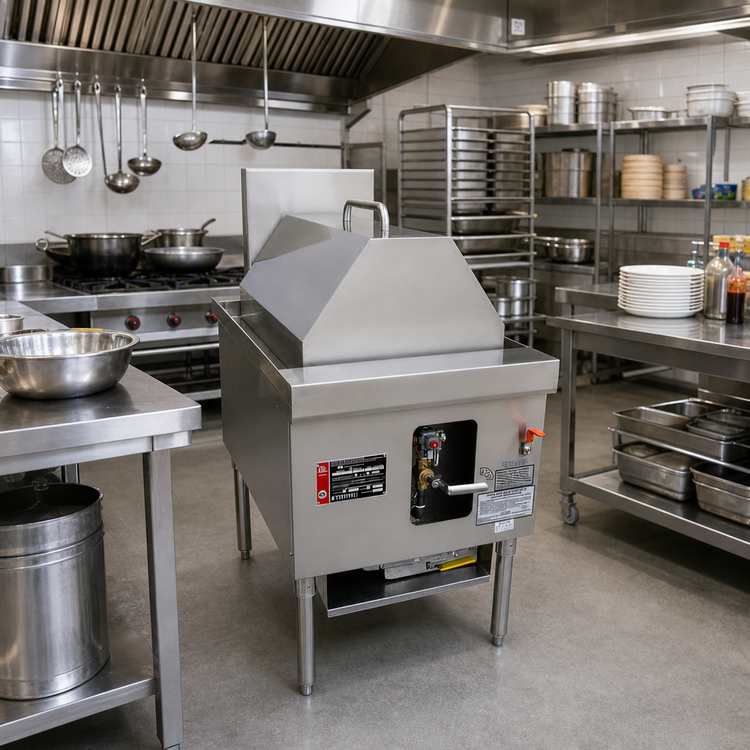 Product image #2 for Gas Cheung Fun Noodle Range Steamer, 1 Section