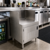 Thumbnail image #2 for Advance Tabco Prestige 18-Inch Underbar Point of Service Cabinet with 11-Inch Backsplash and Louvered Door