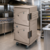 Thumbnail image #3 for Cambro Camtherm® Tall Profile Electric Hot/Cold Holding Cart, Double Door, Granite Sand