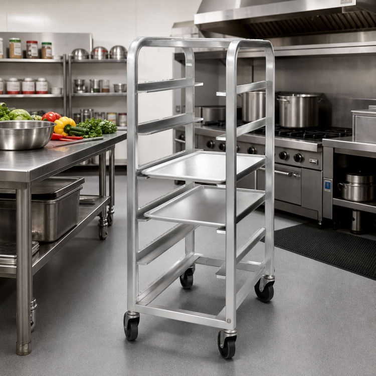 Product image #2 for Channel 522AP All-Welded Aluminum End-Load Platter Rack, 6-Platter Capacity