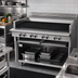 Thumbnail image #2 for Garland Cuisine Series 48-Inch Gas Charbroiler and Underfired Broiler with Open Storage Base