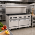 Thumbnail image #2 for Vulcan Endurance 60-Inch LP Gas Commercial Range with 10 Open Burners and 2 Standard Ovens