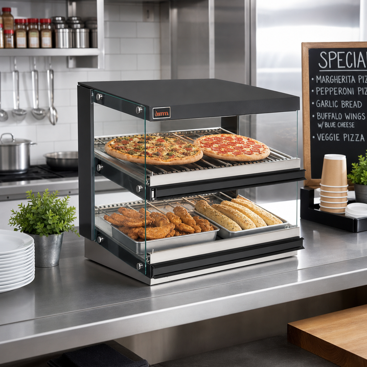 Product image #2 for Sierra SHDM-32PT 31-1/2-Inch Countertop Pass-Through Heated Display Merchandiser