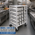Thumbnail image #2 for All-Welded Aluminum Stationary Can Rack for 210 #10 Cans
