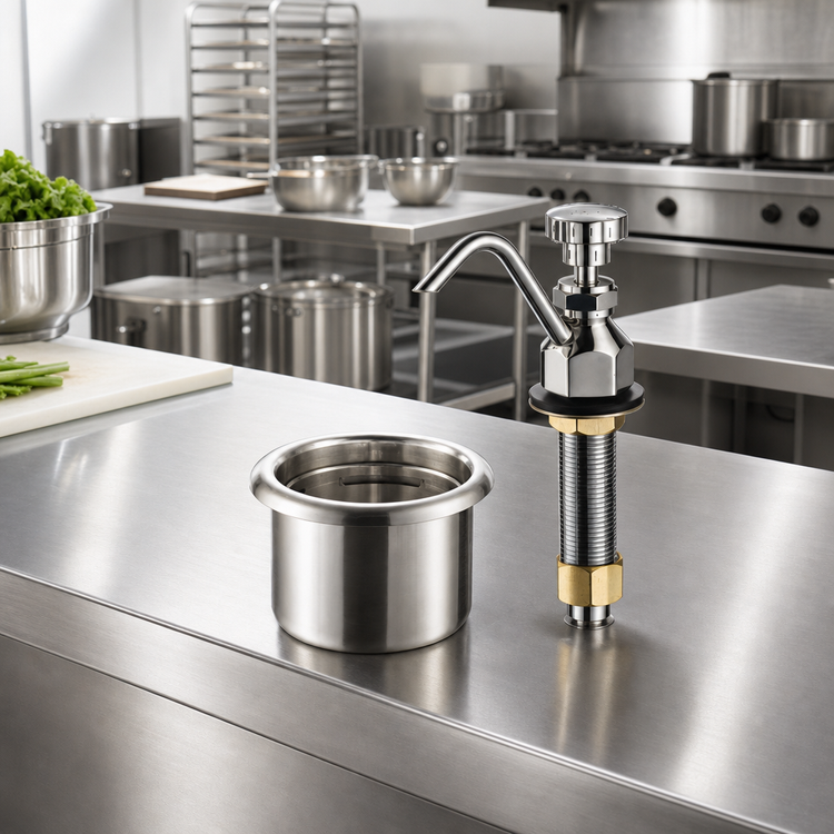 Product image #2 for General Hardware Commercial Dipper Well Faucet and Bowl