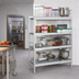 Thumbnail image #2 for Fermostock 4-Tier Perforated Corner Expansion Polymer Shelving Unit, 83