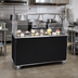 Thumbnail image #2 for Vollrath 2-Series Affordable Portable 60-Inch Mobile Stainless Steel Utility Station with Buffet Breath Guard and Storage Base