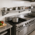Thumbnail image #2 for Advance Tabco Heavy Duty Slotted Cook Line Wall Shelf, 144 x 21 Inches, 304 Stainless Steel