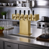 Thumbnail image #2 for Perlick 5-Faucet Tee Tower Beer Dispensing Kit, Tarnish-Free Brass