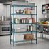 Thumbnail image #2 for EagleGard Red-i-Pak 4-Tier Stationary Wire Shelving Unit, 36