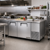 Thumbnail image #2 for True TUC-60-32-HC Deep Undercounter Refrigerator, 2-Section, Self-Contained, 60-1/4-Inch Wide