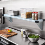 Thumbnail image #2 for Quantum 1872SG Solid Galvanized Steel Storage Shelf, 72"W x 18"D, 18 Gauge, NSF