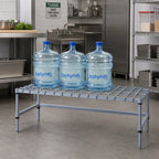Thumbnail image #2 for Quantum 244214DGY Modular Wire Dunnage Rack, 42 x 24 x 14 Inches, 1500 lb. Capacity, Gray Epoxy Finish