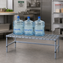 Thumbnail image #2 for Quantum Modular Wire Dunnage Rack, 42 x 24 x 14 Inches, 1500 lb. Capacity, Gray Epoxy Antimicrobial Finish