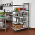 Thumbnail image #2 for Cambro Camshelving Basics Plus 4-Tier Solid Polymer Add-On Shelving Unit, 21