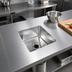 Thumbnail image #2 for John Boos Weld-In Undermount Single-Compartment Stainless Steel Sink, 10 Inch x 14 Inch x 10 Inch