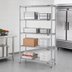 Thumbnail image #2 for Eagle Group Stationary 4-Tier Wire Shelving Starter Unit, 30