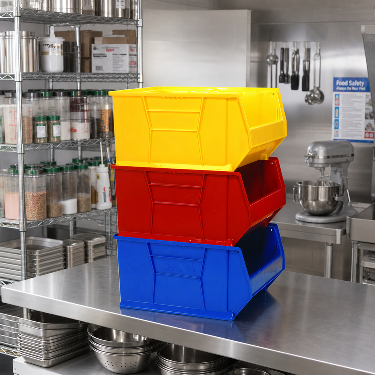 Product image #2 for Quantum Hulk 30-Inch Stackable Polypropylene Shelf Bin