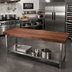 Thumbnail image #2 for John Boos Boos Block American Black Walnut Edge Grain Countertop with Varnique Finish, 84 x 30 x 1-1/2 Inch