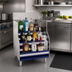 Thumbnail image #2 for Advance Tabco Prestige Supreme 24-Inch Freestanding 5-Step Liquor Bottle Display Unit