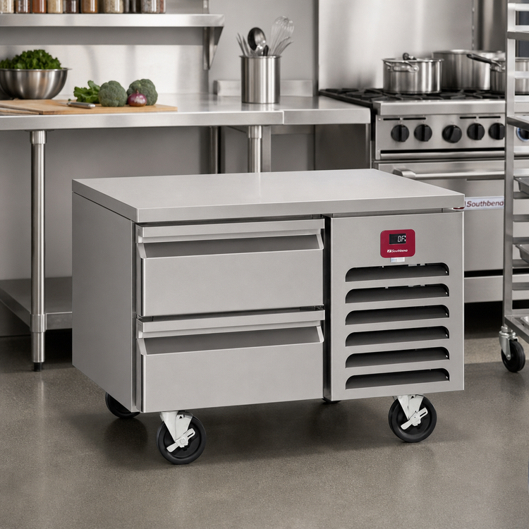 Product image #2 for Southbend Platinum 48-Inch Low-Height Self-Contained Freezer Base with 2 Drawers