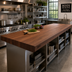 Thumbnail image #2 for Boos Block 132-Inch x 30-Inch American Black Walnut Kitchen Countertop, Flat, 2-1/4-Inch Thick