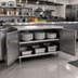 Thumbnail image #2 for Spec-Master 48-Inch Stainless Steel Plate Cabinet with Hinged Doors