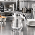 Thumbnail image #2 for Vollrath Dripcut® 7 oz Clear Polycarbonate Syrup Server with Chrome-Plated Top