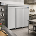 Thumbnail image #2 for Hoshizaki Steelheart Three-Section Full Stainless Door Reach-In Refrigerator, 79.03 Cu. Ft., Standard Depth, Top-Mounted Self-Contained