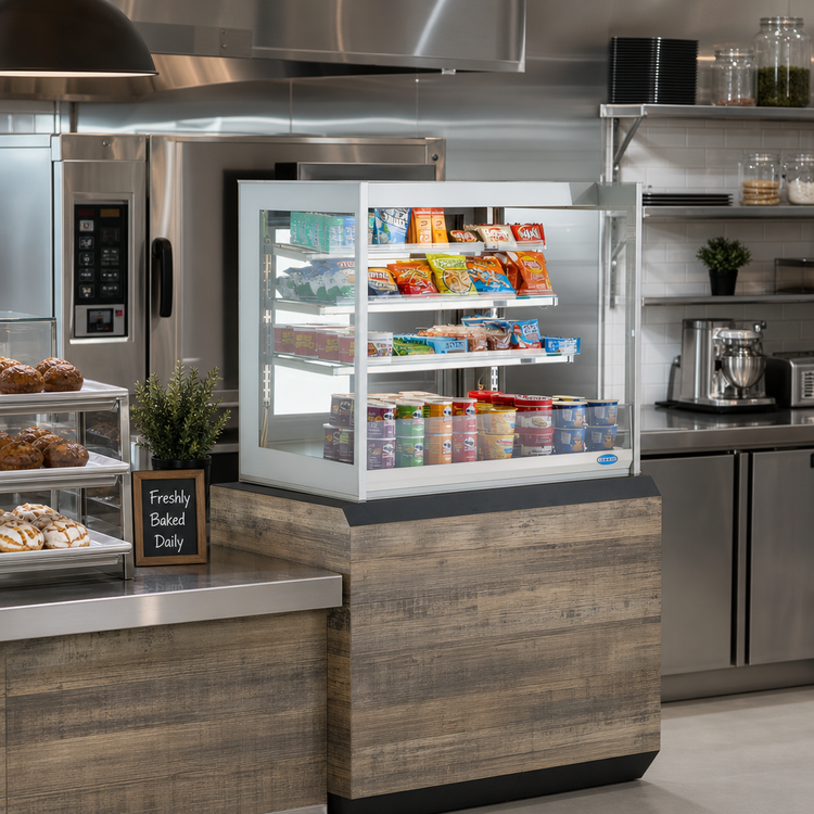 Product image #2 for Federal Industries Italian Glass Series 36-Inch Countertop Self-Service Pastry Display Case