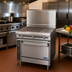 Thumbnail image #2 for Titan JTRH-2HT-A 24 Inch Heavy Duty Gas Range with Two Hot Tops and Cabinet Base