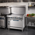Thumbnail image #2 for Imperial Spec Series 36-Inch Heavy Duty Gas Range with 1-Inch Griddle Plate and Convection Oven
