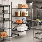 Thumbnail image #2 for Metro SmartLever SM862448-ADD 86-3/8"H Steel Cantilever Shelving Add-On Kit for 48"W x 24"D Shelves