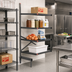 Thumbnail image #2 for Metro SmartLever 86-3/8 Inch High Cantilevered Shelving Add-On Kit for 48W x 24D Shelves