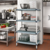 Thumbnail image #2 for MetroMax Q 4-Shelf Starter Shelving Unit, 60W x 18D x 63H, Open-Grid