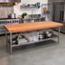 Thumbnail image #2 for Boos Block American Cherry Edge Grain Kitchen Countertop, 96 x 27 x 2-1/4 Inch, Penetrating Oil Finish