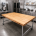 Thumbnail image #2 for John Boos 144 x 60 x 2-1/4 Inch Edge Grain Hard Rock Maple Baker's Table Top