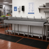 Thumbnail image #2 for Advance Tabco 6-Station Freestanding Multiwash Hand Sink with Toe-Push Valves and Gooseneck Spouts