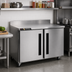 Thumbnail image #2 for Centerline by Traulsen 36-Inch Compact Two-Section Worktop Undercounter Freezer with Solid Doors