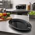 Thumbnail image #3 for Dallas Ware® 9-1/4 x 6-1/4-Inch Oval Melamine Platter, Black
