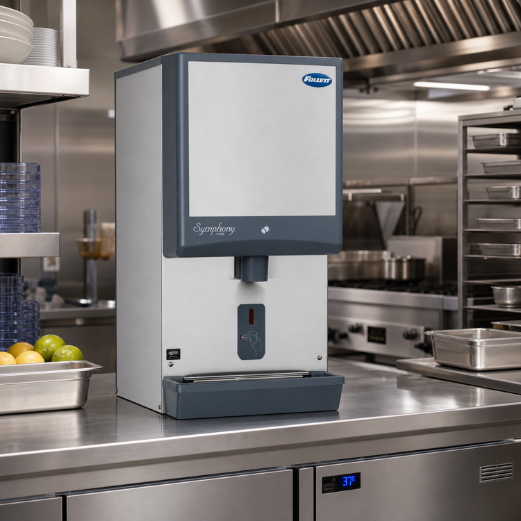 Product image #2 for Symphony Plus 12CI414A-SI Countertop Ice-Only Dispenser with Integral Air-Cooled Icemaker