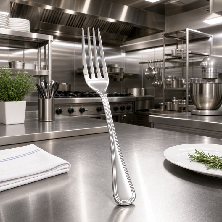 Product image #3 for Shangarila 7-1/4 Inch Dinner Fork, Extra Heavy Weight, 18/8 Stainless Steel, Mirror Finish