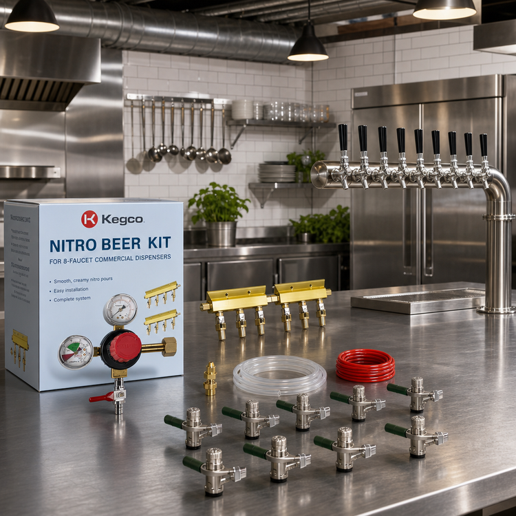 Product image #2 for Nitro Beer Kit for 8-Faucet Commercial Beer Dispensers