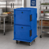 Thumbnail image #3 for Cambro Ultra Camcart® Front-Loading Double-Compartment Insulated Food Pan Carrier, Security Package, Navy Blue