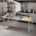 Thumbnail image #2 for Eagle Spec-Master 108-Inch x 24-Inch 300 Series Stainless Steel Open Base Work Table