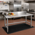 Thumbnail image #2 for Eagle Group Deluxe Series 48-Inch x 24-Inch Stainless Steel Work Table with 4-1/2-Inch Backsplash