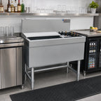 Thumbnail image #2 for Eagle Group Spec-Bar BCT54-24 Underbar Insulated Combo Ice Bin/Bottle Unit, Sliding Cover, 54 x 24 in., 106-lb Capacity