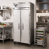 Thumbnail image #2 for Continental Refrigerator 2FSESNSA Slim Line 2-Section Shallow Depth Reach-In Freezer